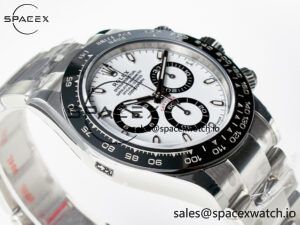 Daytona 116500 VSF 1:1 Best Edition 904L Steel White Dial on SS Braclet DD4130 - Image 6
