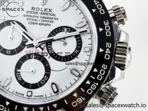 Daytona 116500 VSF 1:1 Best Edition 904L Steel White Dial on SS Braclet DD4130 - Image 10