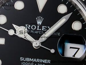 Submariner 116610 LN Black Ceramic VSF 1:1 Best Edition 904L SS Case and Bracelet VS3135 - Image 9