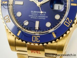 Submariner 41mm 126618 LB YG Blue Ceramic 904L Steel VSF 1:1 Best Edition VS3235 - Image 12