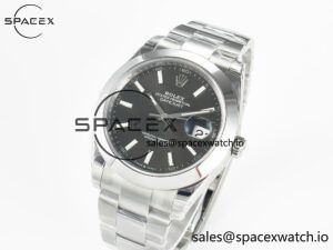DateJust 41 126334 904L SS VSF 1:1 Best Edition Gray Dial on Oyster Bracelet VS3235 - Image 4