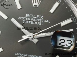 DateJust 41 126334 904L SS VSF 1:1 Best Edition Gray Dial on Oyster Bracelet VS3235 - Image 9