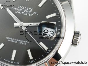 DateJust 41 126334 904L SS VSF 1:1 Best Edition Gray Dial on Oyster Bracelet VS3235 - Image 10