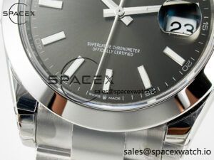 DateJust 41 126334 904L SS VSF 1:1 Best Edition Gray Dial on Oyster Bracelet VS3235 - Image 12