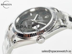 DateJust 36 SS 116234 VSF 1:1 Best Edition 904L Steel Gray Green Roman Dial on oyster Bracelet VS3235 - Image 5