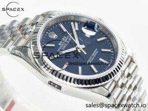 DateJust 36 126234 904L SS VSF 1:1 Best Edition Blue Dial on Jubilee Bracelet VS3235 - Image 6