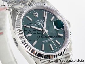DateJust 36 126200 904L SS VSF 1:1 Best Edition Green Dial on Jubilee Bracelet VS3235 - Image 3