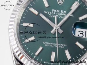 DateJust 36 126200 904L SS VSF 1:1 Best Edition Green Dial on Jubilee Bracelet VS3235 - Image 11