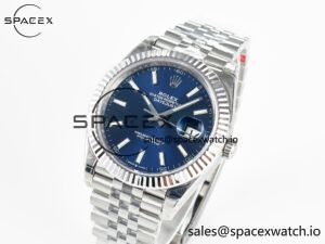 DateJust 41 126334 904L SS VSF 1:1 Best Edition Blue Dial on Jubilee Bracelet VS3235 - Image 4