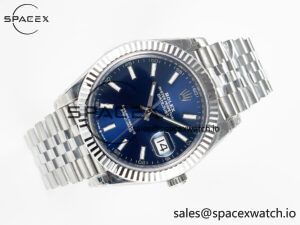 DateJust 41 126334 904L SS VSF 1:1 Best Edition Blue Dial on Jubilee Bracelet VS3235 - Image 8