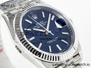 DateJust 41 126334 904L SS VSF 1:1 Best Edition Blue Dial on Jubilee Bracelet VS3235 - Image 3