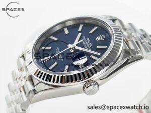 DateJust 41 126334 904L SS VSF 1:1 Best Edition Blue Dial on Jubilee Bracelet VS3235 - Image 5