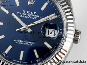 DateJust 41 126334 904L SS VSF 1:1 Best Edition Blue Dial on Jubilee Bracelet VS3235 - Image 10
