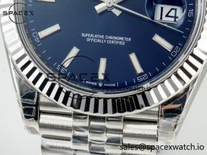 DateJust 41 126334 904L SS VSF 1:1 Best Edition Blue Dial on Jubilee Bracelet VS3235 - Image 12
