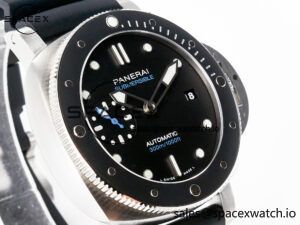 PAM683 Luminor Submersible 42mm VSF Best Edition Black Dial on Rubber Strap P900 Clone - Image 3