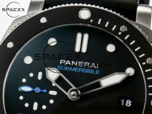 PAM683 Luminor Submersible 42mm VSF Best Edition Black Dial on Rubber Strap P900 Clone - Image 12