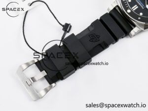 PAM683 Luminor Submersible 42mm VSF Best Edition Black Dial on Rubber Strap P900 Clone - Image 26