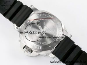 PAM683 Luminor Submersible 42mm VSF Best Edition Black Dial on Rubber Strap P900 Clone - Image 17