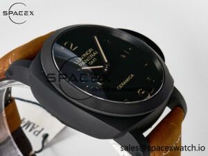 PAM441 Luminor Due VSF Best Edition Black Dial Black Carbon Bezel on Brown Asso Strap AXXXIV - Image 6