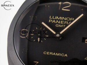PAM441 Luminor Due VSF Best Edition Black Dial Black Carbon Bezel on Brown Asso Strap AXXXIV - Image 11