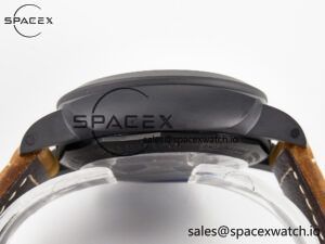 PAM441 Luminor Due VSF Best Edition Black Dial Black Carbon Bezel on Brown Asso Strap AXXXIV - Image 14