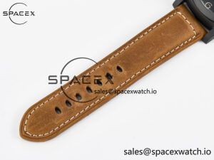 PAM441 Luminor Due VSF Best Edition Black Dial Black Carbon Bezel on Brown Asso Strap AXXXIV - Image 27