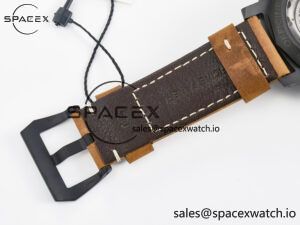 PAM441 Luminor Due VSF Best Edition Black Dial Black Carbon Bezel on Brown Asso Strap AXXXIV - Image 29