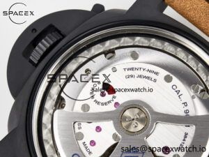 PAM441 Luminor Due VSF Best Edition Black Dial Black Carbon Bezel on Brown Asso Strap AXXXIV - Image 22