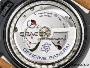 PAM441 Luminor Due VSF Best Edition Black Dial Black Carbon Bezel on Brown Asso Strap AXXXIV - Image 23