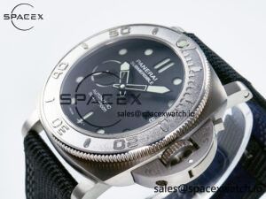 PAM984 Mike Horn Submersible VSF 1:1 Best Edition Black Dial on Black Nylon Strap P.9010 Clone - Image 5