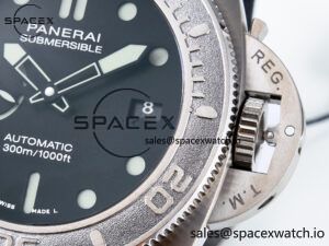 PAM984 Mike Horn Submersible VSF 1:1 Best Edition Black Dial on Black Nylon Strap P.9010 Clone - Image 11