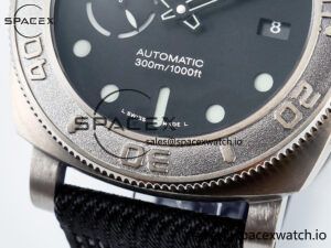PAM984 Mike Horn Submersible VSF 1:1 Best Edition Black Dial on Black Nylon Strap P.9010 Clone - Image 13