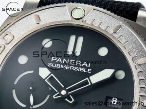 PAM984 Mike Horn Submersible VSF 1:1 Best Edition Black Dial on Black Nylon Strap P.9010 Clone - Image 12