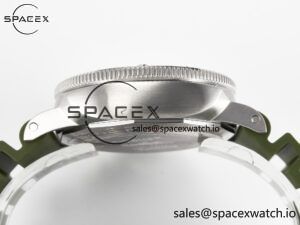 PAM1055 Luminor Submersible 42mm Verde Militare VSF 1:1 Best Edition on Green Rubber Strap P.900 Clone - Image 14