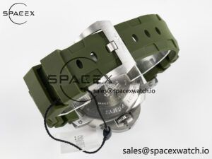 PAM1055 Luminor Submersible 42mm Verde Militare VSF 1:1 Best Edition on Green Rubber Strap P.900 Clone - Image 16