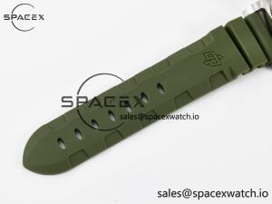 PAM1055 Luminor Submersible 42mm Verde Militare VSF 1:1 Best Edition on Green Rubber Strap P.900 Clone - Image 25