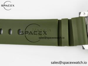 PAM1055 Luminor Submersible 42mm Verde Militare VSF 1:1 Best Edition on Green Rubber Strap P.900 Clone - Image 28