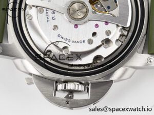 PAM1055 Luminor Submersible 42mm Verde Militare VSF 1:1 Best Edition on Green Rubber Strap P.900 Clone - Image 22