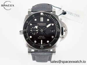 PAM1288 Y VSF 1:1 Best Edition Gray Dial on Gray Nylon Strap P900
