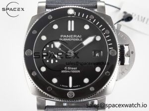 PAM1288 Y VSF 1:1 Best Edition Gray Dial on Gray Nylon Strap P900 - Image 2
