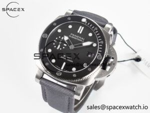 PAM1288 Y VSF 1:1 Best Edition Gray Dial on Gray Nylon Strap P900 - Image 4