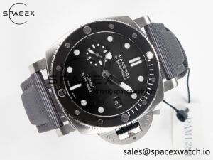PAM1288 Y VSF 1:1 Best Edition Gray Dial on Gray Nylon Strap P900 - Image 8