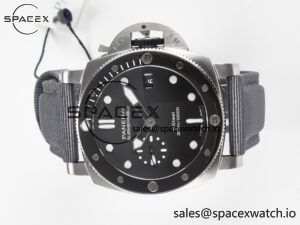 PAM1288 Y VSF 1:1 Best Edition Gray Dial on Gray Nylon Strap P900 - Image 7