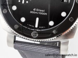 PAM1288 Y VSF 1:1 Best Edition Gray Dial on Gray Nylon Strap P900 - Image 13