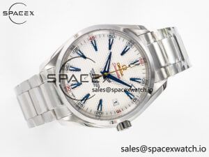 Aqua Terra 150M SS VSF 1:1 Best Edition Silver Polka Dots Dial on SS Bracelet A8500 Super Clone - Image 8