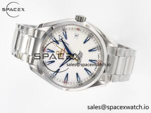 Aqua Terra 150M SS VSF 1:1 Best Edition Silver Polka Dots Dial on SS Bracelet A8500 Super Clone - Image 7