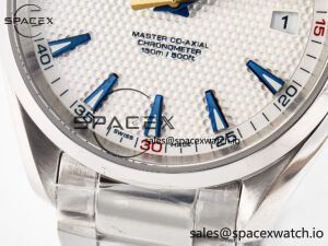 Aqua Terra 150M SS VSF 1:1 Best Edition Silver Polka Dots Dial on SS Bracelet A8500 Super Clone - Image 12