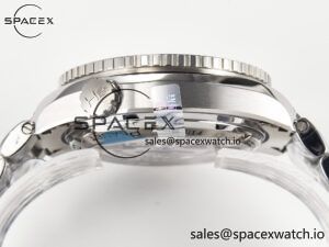 Planet Ocean 600M Co-Axial GMT 43.5mm VSF 1:1 Best Edition Blue Dial Blue Ceramic Bezel on SS Bracelet A8605 Super Clone - Image 13
