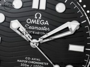 Seamaster Diver 300M VSF 1:1 Best Edition Black Ceramic Black Dial on SS Bracelet A8800 V2 - Image 9
