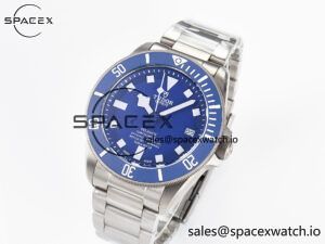 Blue Pelagos XF 1:1 Best Edition on Titanium Bracelet A2824 V5 - Image 4